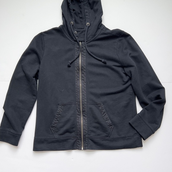 Ralph Lauren Tops - Ralph Lauren Black Zip-Up Hooded Jacket